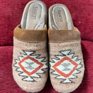 Born Tan Aztec Clogs
